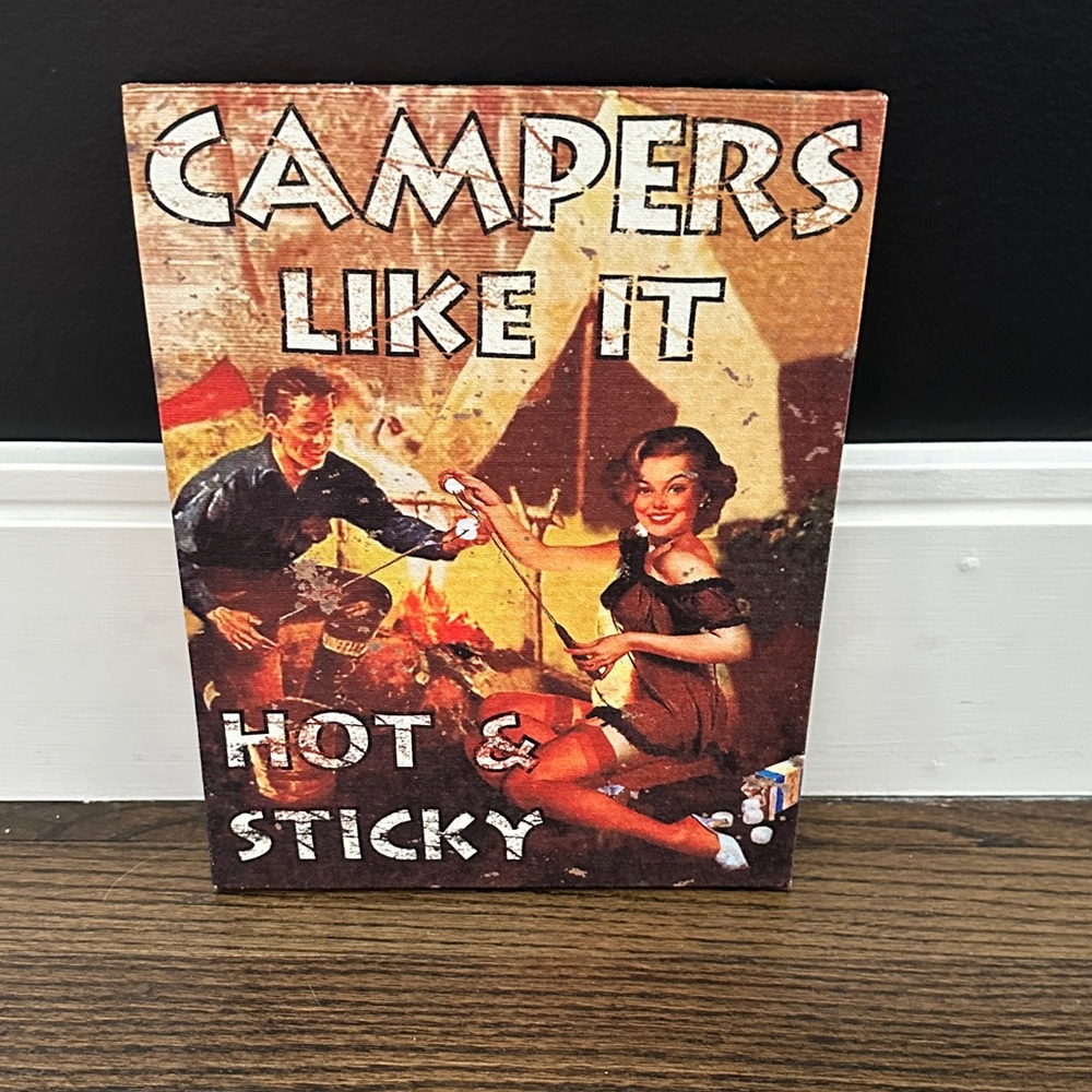 Vintage Style Campers Wall Art